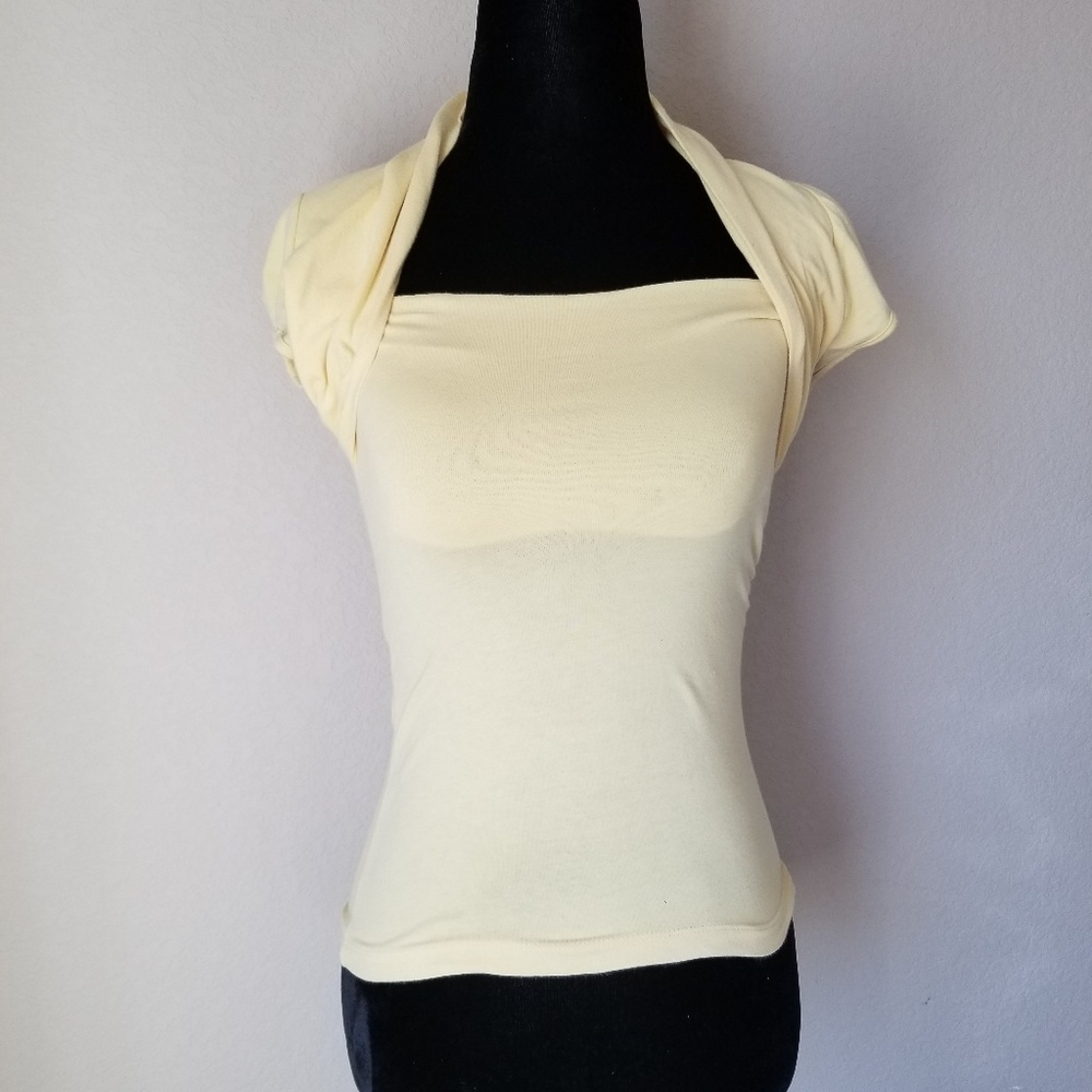 Faux Shrug Top